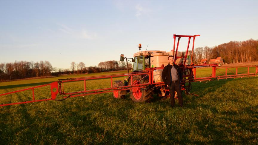 Vermaelen kocht zijn tractor vanwege de spoeltank.