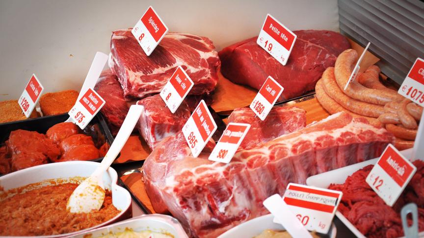 Het thuisverbruik van vlees daalt al jaren