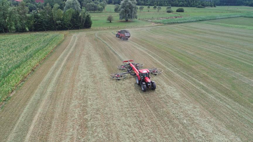 De Vicon Andex 1304 Pro aan het werk.
