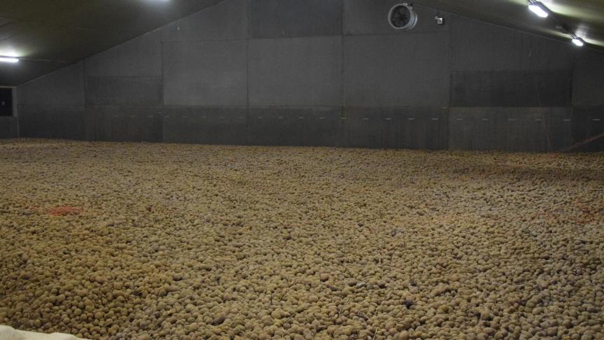 Een goed gevulde loods zorgt voor een goede toepassing, want dan blijft het gas in de aardappelen.