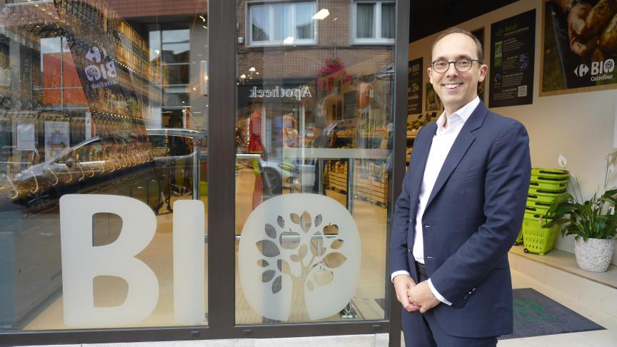 In de winkel vinden de klanten volgens Carrefour een compleet bio-gamma.