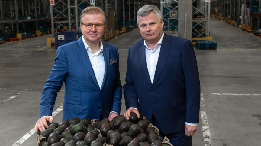 Hein Deprez (links) en crisismanager Marc Zwaaneveld werken aan herstructurering van Greenyard.