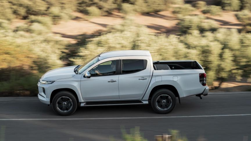 Met zijn radicale stijlverandering wordt de L200 één van de meest extraverte uit zijn categorie en dat gaat hem goed af.