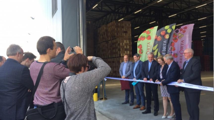 Philippe Appeltans bij de opening van een nieuwe verpakkingsloods in Boeshoven, in 2019.