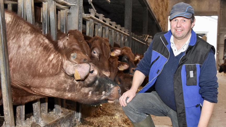 Veehouder Johan Debruyne.