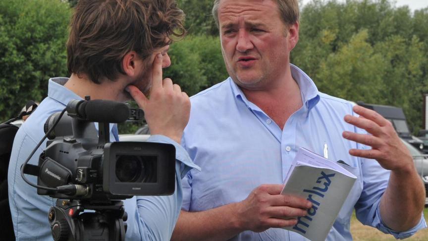 Dierenarts Joost Callebert, voorzitter van de Vlaamse Fokvereniging Belgisch Trekpaard (VFBT).