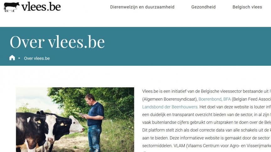 Vlees.be is een initiatief van de Belgische vleessector bestaande uit Febev, Fenavian, ABS (Algemeen Boerensyndicaat), Boerenbond, BFA (Belgian Feed Association) en de Landsbond der Beenhouwers