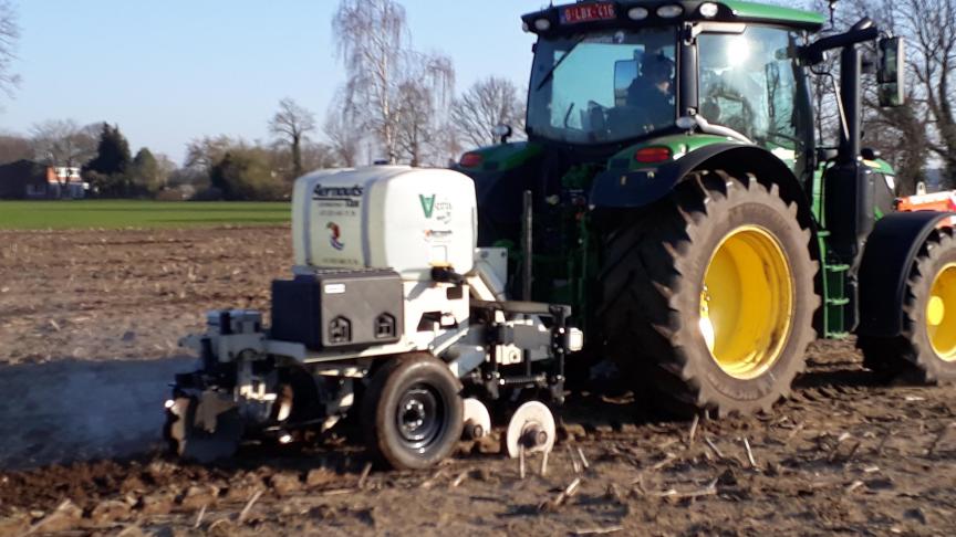 De technologie laat al toe om de bodemvruchtbaarheid in kaart te brengen, zodat de variatie in het veld op elke plek duidelijk is.