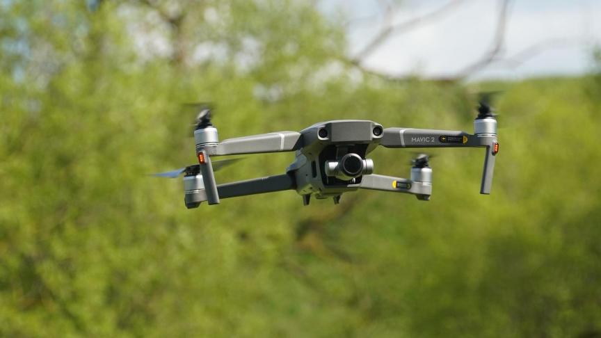 Bij controles wordt ook een drone ingezet.