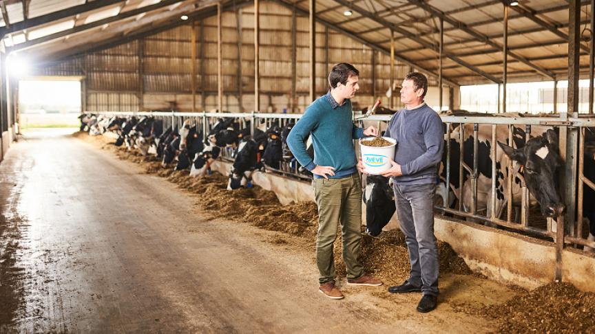 Het Eucoclim veevoer vermindert de methaanuitstoot.