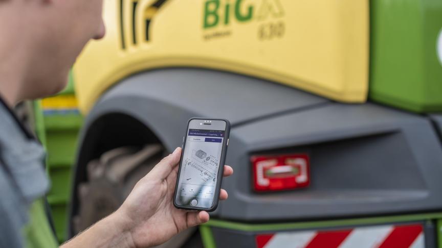 Met de onderdelenapp kan iedere boer of loonwerker een individuele catalogus van zijn of haar complete machinepark aanmaken.