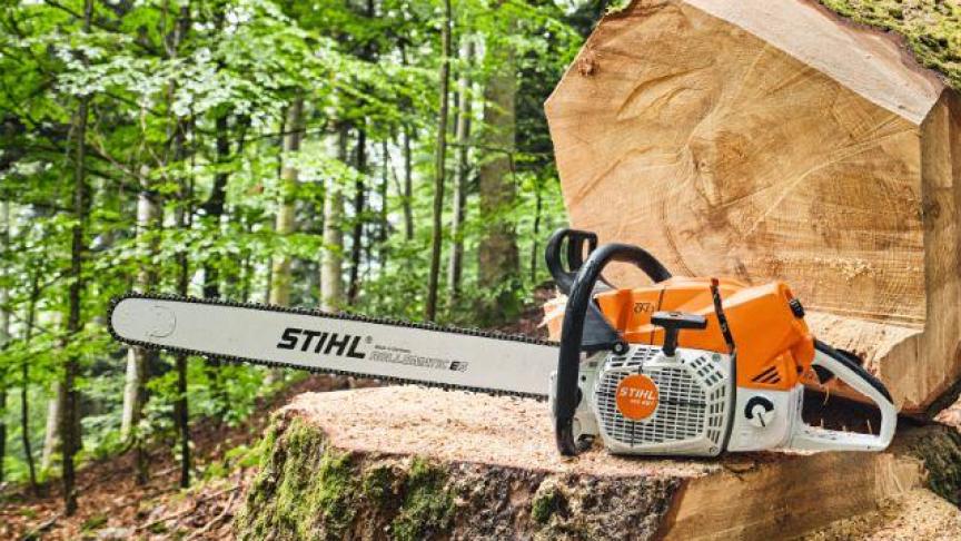 De Stihl MS 881 is ‘s werelds krachtigste in serie geproduceerde kettingzaag.