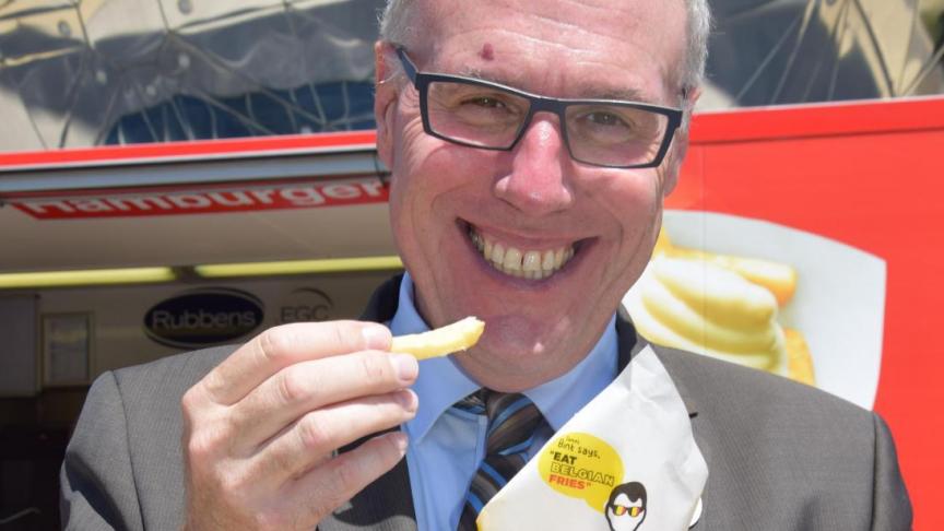 Romain Cools is de Belgische ambassadeur van aardappelproducten.