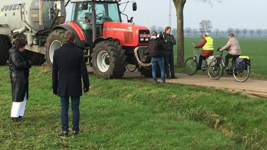 Naast verkeersveiligheid wordt in het Leader-project ook ingezet op wederzijds respect tussen de verschillende weggebruikers.