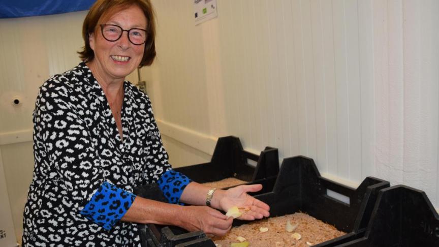 Monique Swinnen maakte onder meer promotie voor het lekkere witloof.