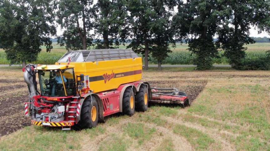 De 7138 is de nieuwste zelfrijder bij Vredo.