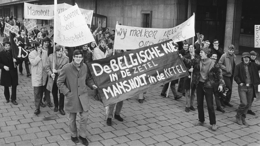 EU-commissaris Sicco Mansholt was de grote kop van jut.