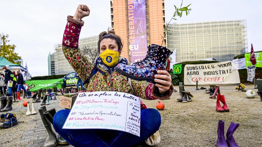 Er werd in Brussel al verschillende keren geprotesteerd tegen het ontwerp van de Mercosurdeal.
