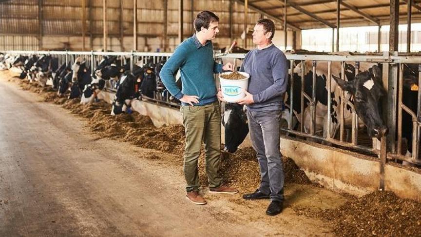 Het Eucoclim-veevoer vermindert de methaanuitstoot.