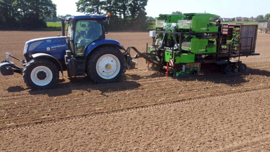 De 5SP-A, nieuwe plantmachine van Agriplant.