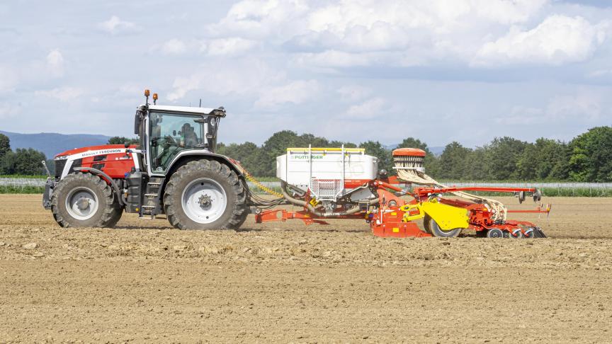 De Aerosem VT 5000 DD is de nieuwste zaaimachine bij Pöttinger.