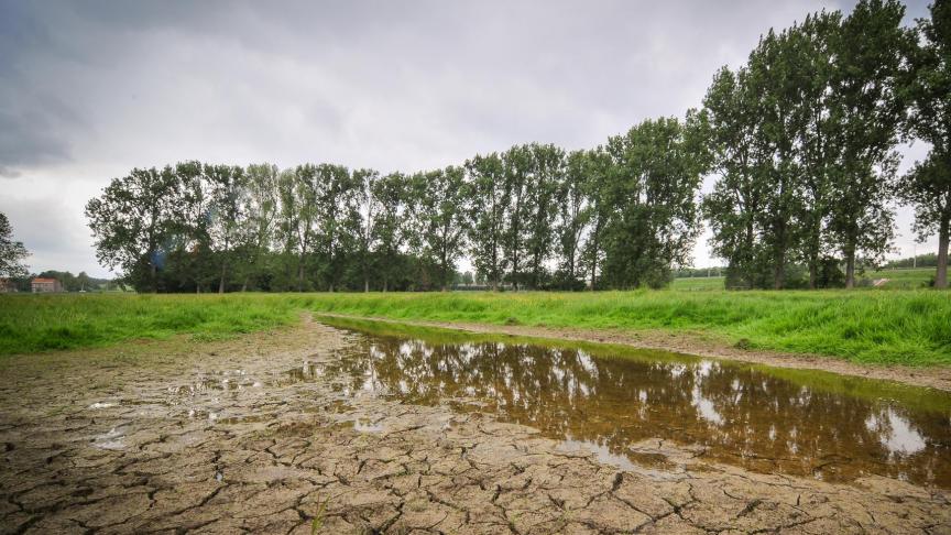 Verdroging en wateroverlast zijn 2 schijnbaar tegengestelde fenomenen die echter allebei frequenter zullen optreden als de klimaatverandering zich blijft doorzetten.