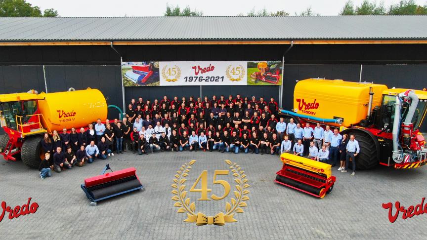 Vredo bestaat 45 jaar in 2021.