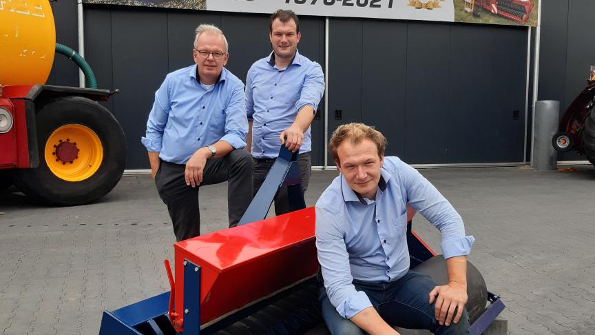 Hans de Vree, Bennie de Vree en Jan de Vree 3 van de 4 directieleden van Vredo.