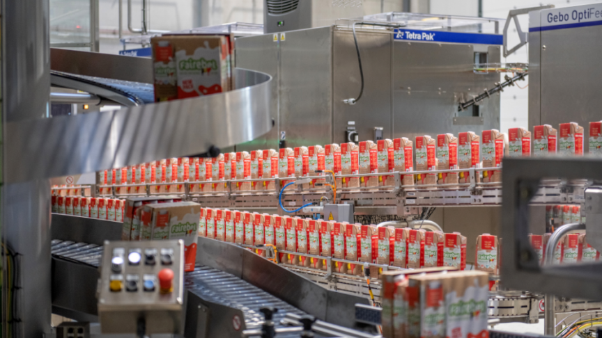 De melkkartons zijn 100% recycleerbaar.