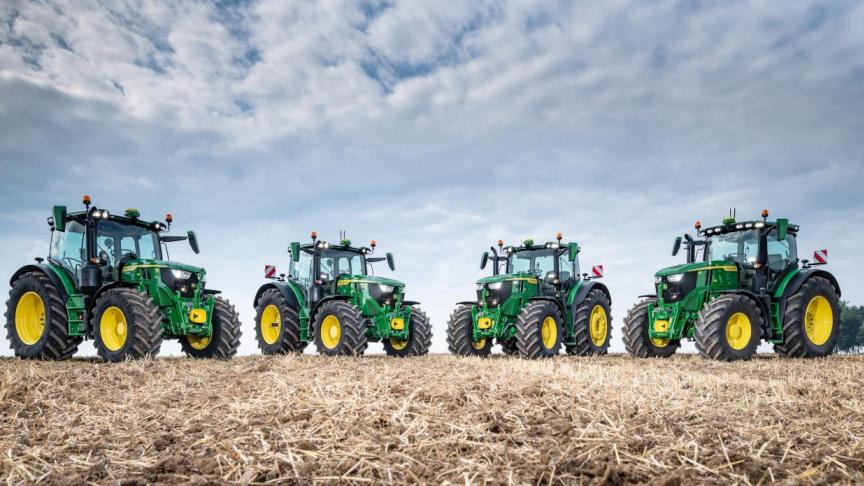 John Deere zorgt voor vernieuwing en uitbreiding bij zijn 6R tractorserie.