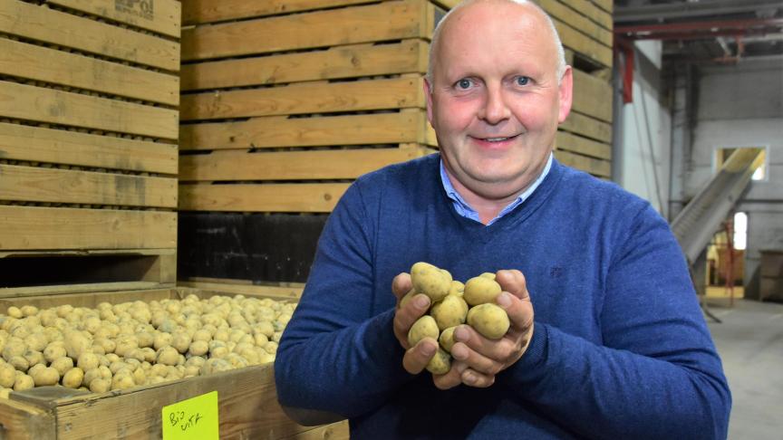 Bart Nemegheer:  De consumptie van aardappelen daalt, we breiden ons gamma dan ook uit met uien en sjalotten.
