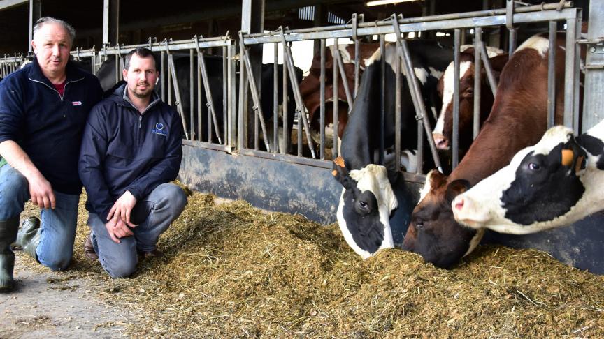 Vader Lieven en zoon Frederik Ryckewaert: groeien is niet aan de orde, wel verder optimaliseren van de bedrijfsvoering.