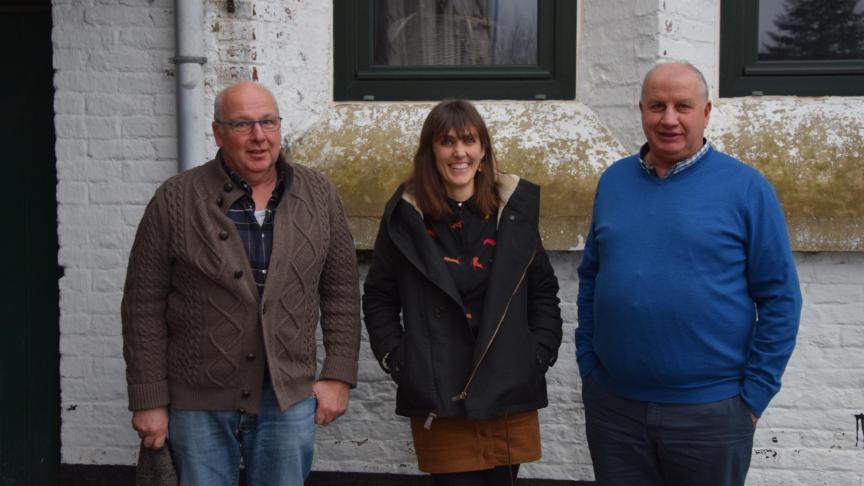 J oseph Cleiren, Judith Branconnier en Vicent Demanet (v.l.n.r.) waren onze gesprekspartner .