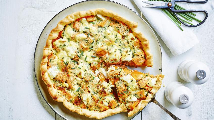 Zoete aardappeltaart met geitenkaas (2)