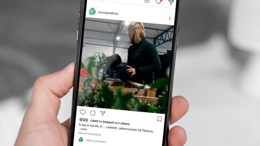 Via een campagne op sociale media wil men jongeren warm maken voor het beroep van boom- en plantenkweker.