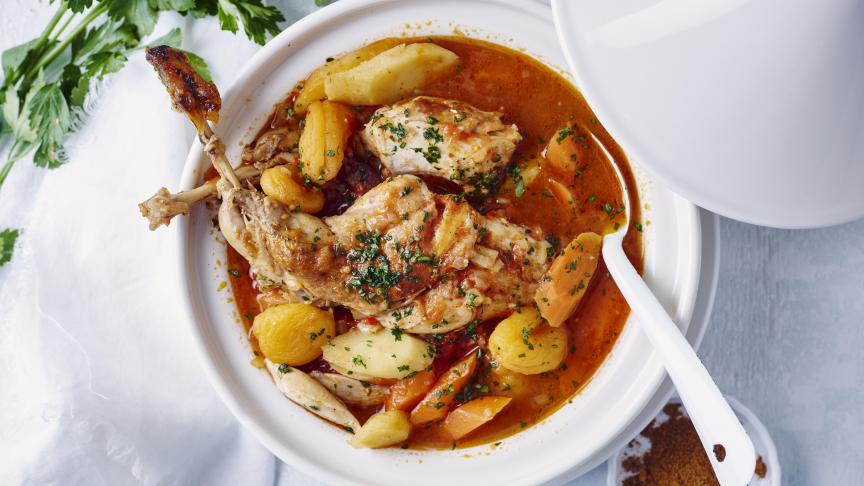 Tajine van konijn en tomaat (2)