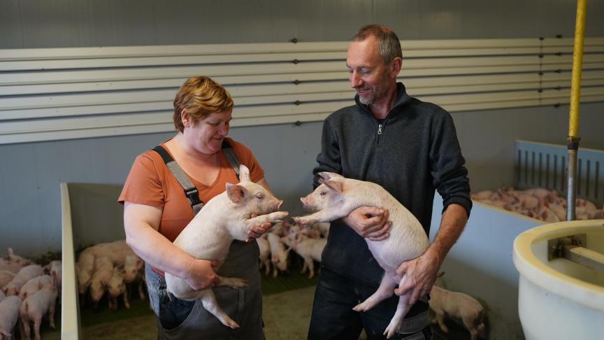 Op een jaar tijd zijn de ziektedruk en het antibioticagebruik op het bedrijf drastisch gedaald.