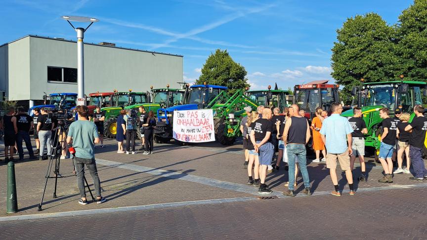 Het spontane boerenprotest begon in het Turnhoutse Vennengebied en kreeg navolging op verschillende plaatsen in Vlaanderen.
