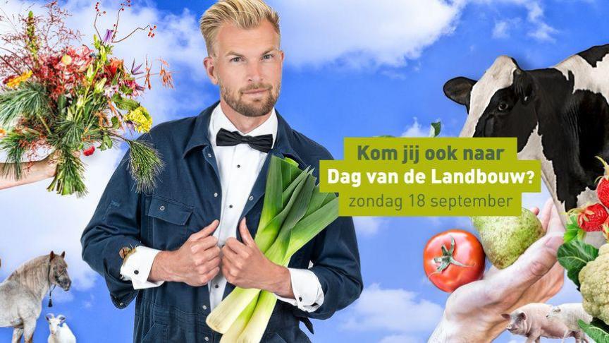 Ruben Van Gucht is de gastheer voor de Dag van de Landbouw.