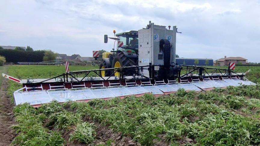 De Nucrop elektrische loofdodingstechniek won de Bronzen Sikkel op de ATH beurs.
