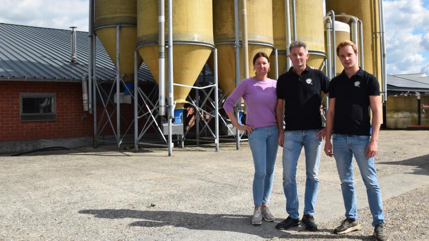 Angelique, Kristof en Louis Verschelde vormen een goed en complementair team.