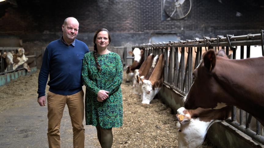 Guy en Eveline dreigen hun bedrijf te moeten sluiten door het stikstofakkoord.